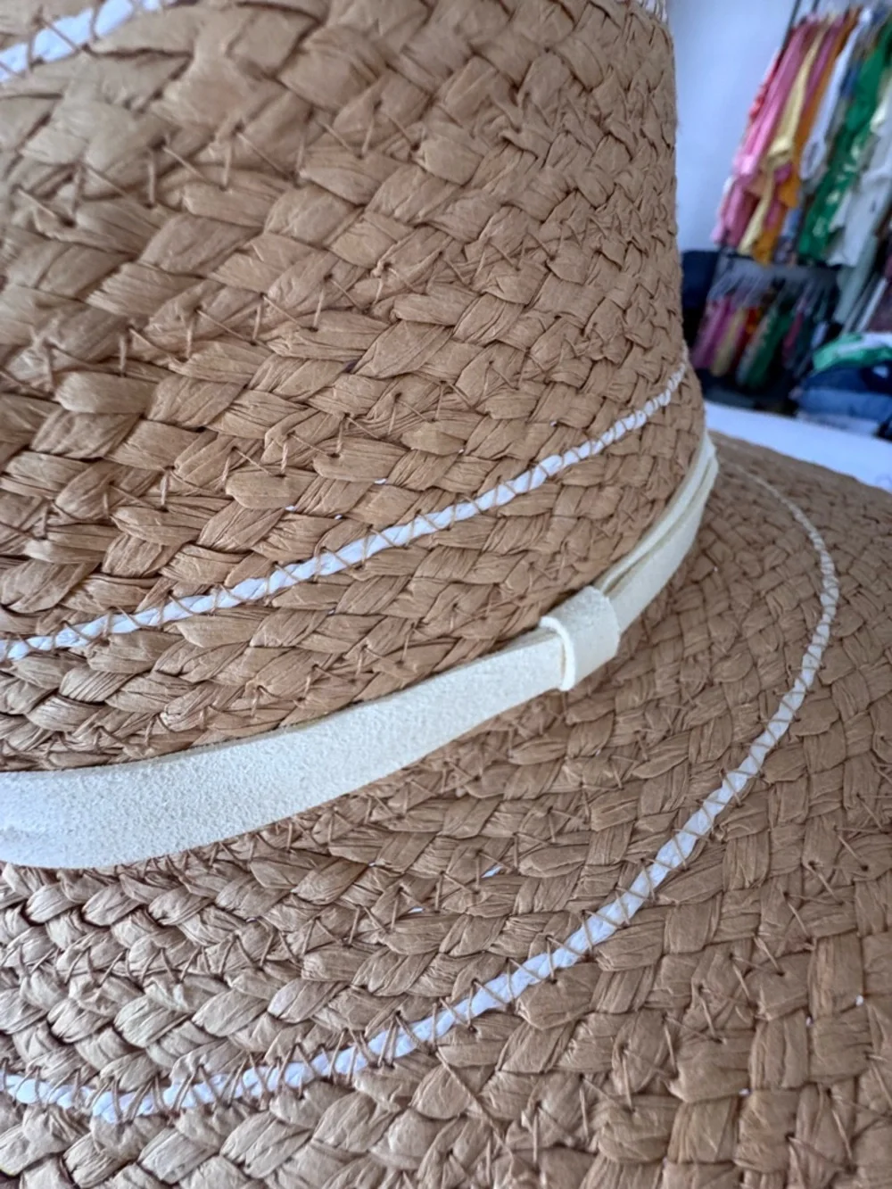 Anthropologie summer straw easy
