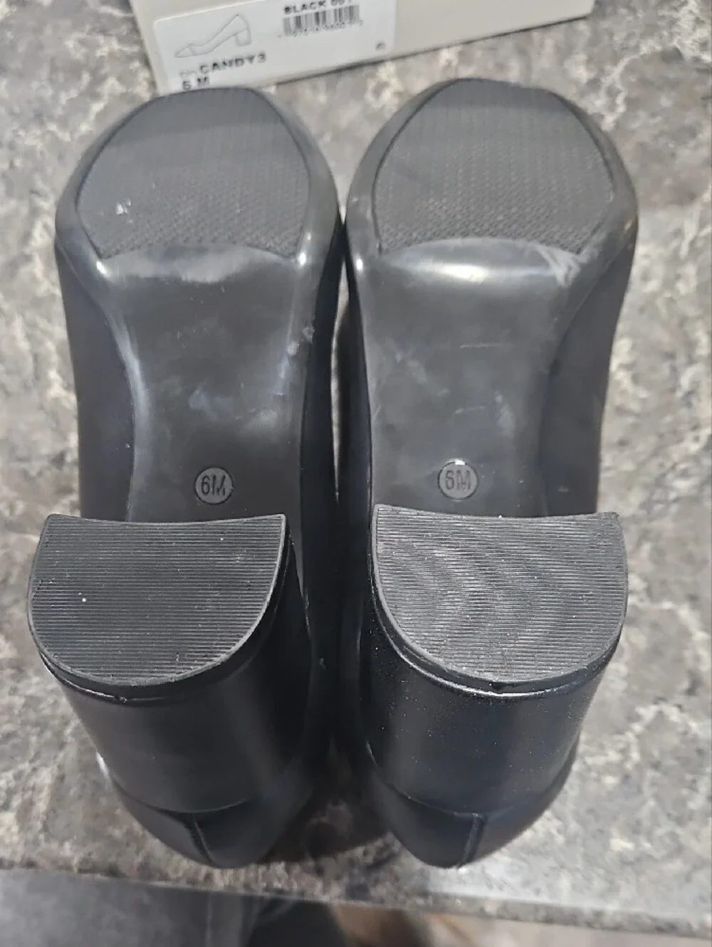 New In Box Size 6 Bandolino Black Women's with Glossy Cap Toe