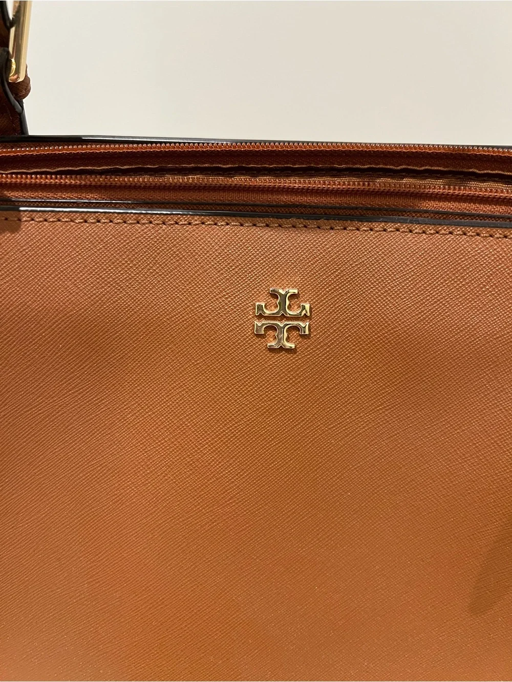 Tory Burch structured cognac