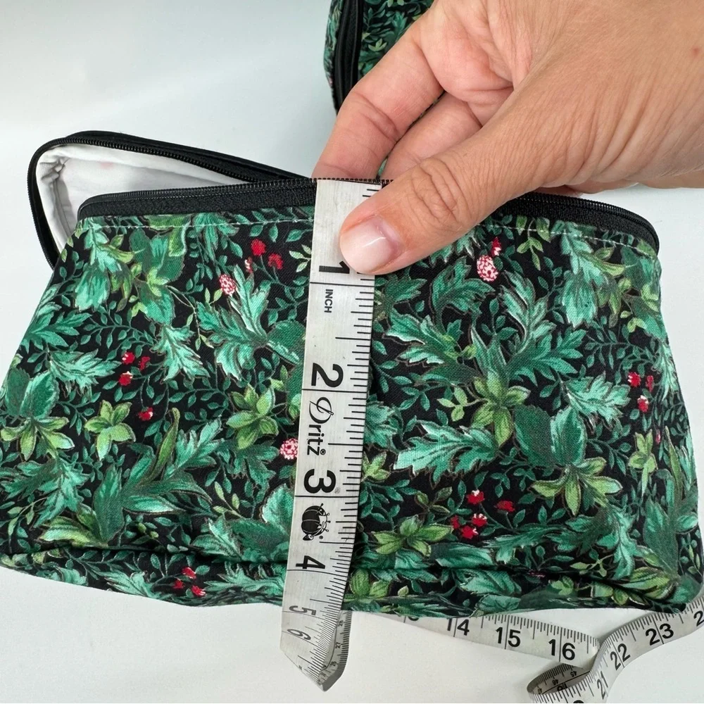 Vintage Floral Cosmetic Bag Set – New