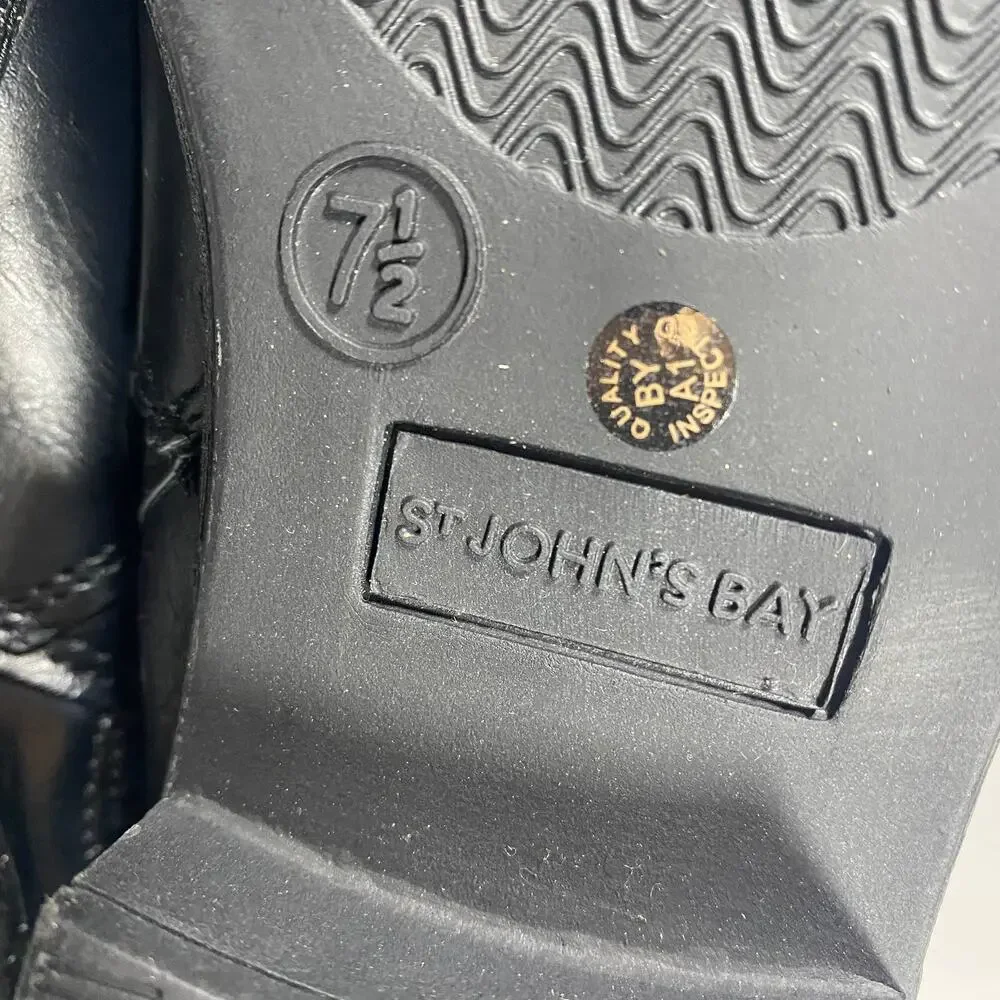 St. Johns Bay black faux