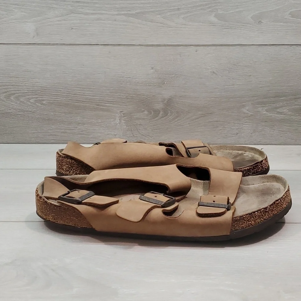 Birkenstock Mens Milano Leather Sandals shoes sz 12