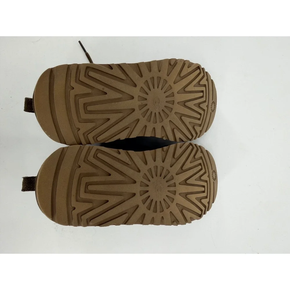 UGG Neumel Burnt Olive Suede Lace Up Chukka Boots 1094269 Womens 7