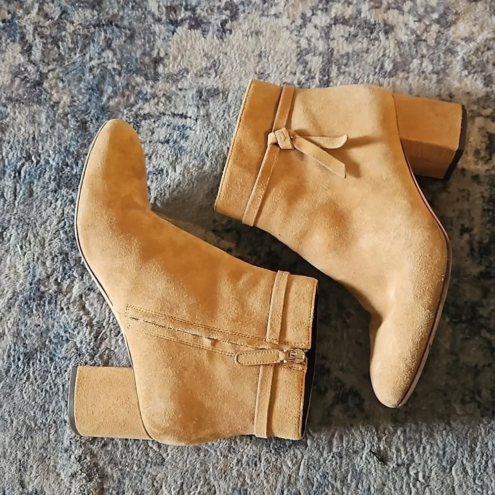 Tan Kate Spade Knott Mid Boot - 9