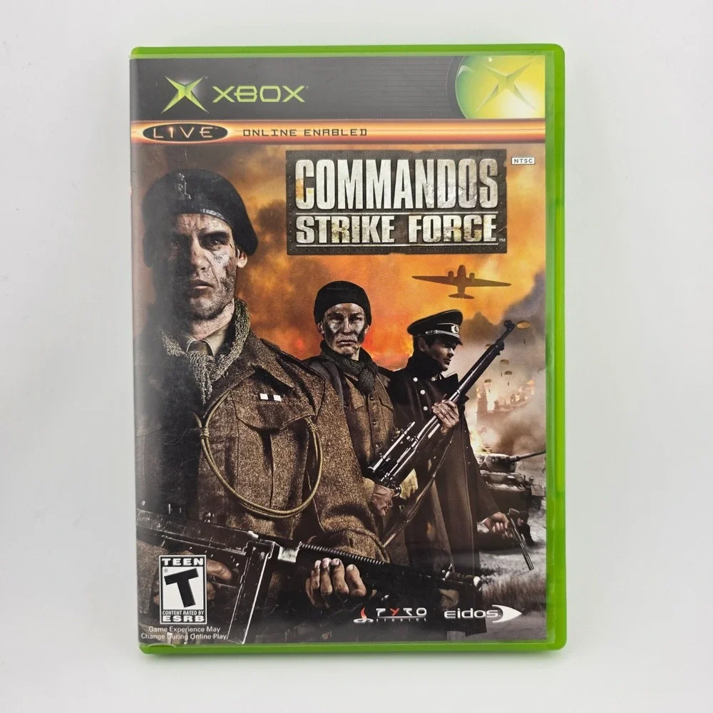 Commandos Strike Force (Microsoft XBOX, 2006) Eidos Interactive Video Game‎