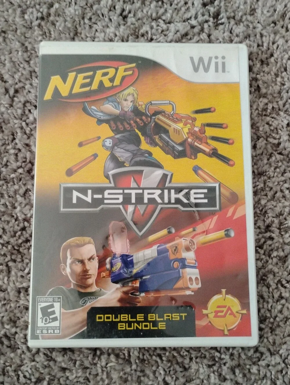 NERF N-Strike Double Blast Bundle (Nintendo Wii) - Complete CIB