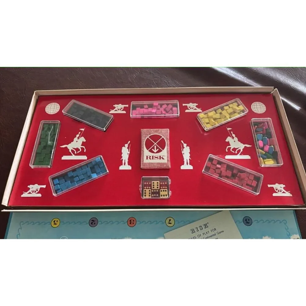 Parker Brothers RISK Vintage Strategy Board Game Complete