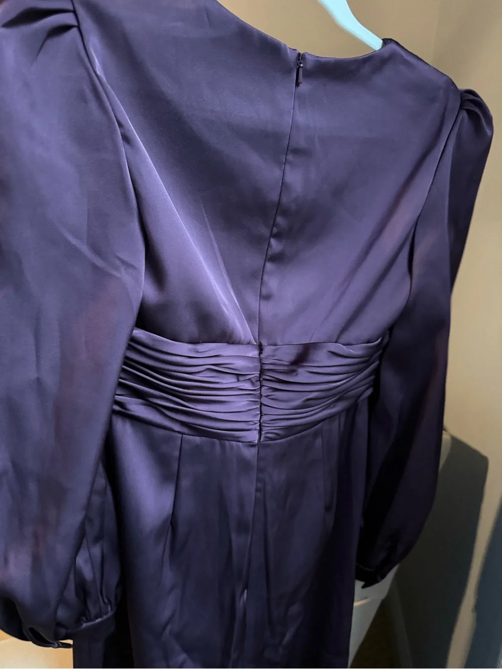 Mac Duggal satin jumpsuit
