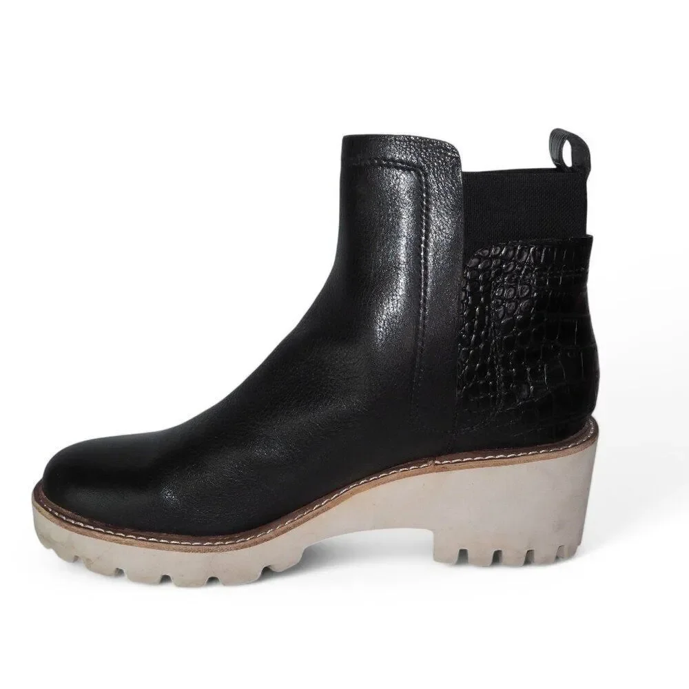DV Dolce Vita Huey Rielle‎ Lugged Chelsea Ankle Boots 
