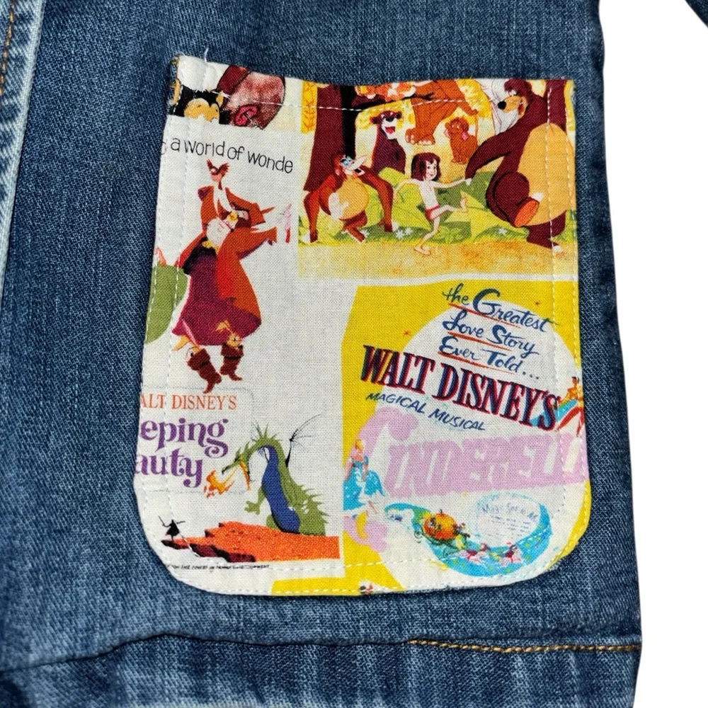 GAP Denim Upcycled Disney coat 5/6