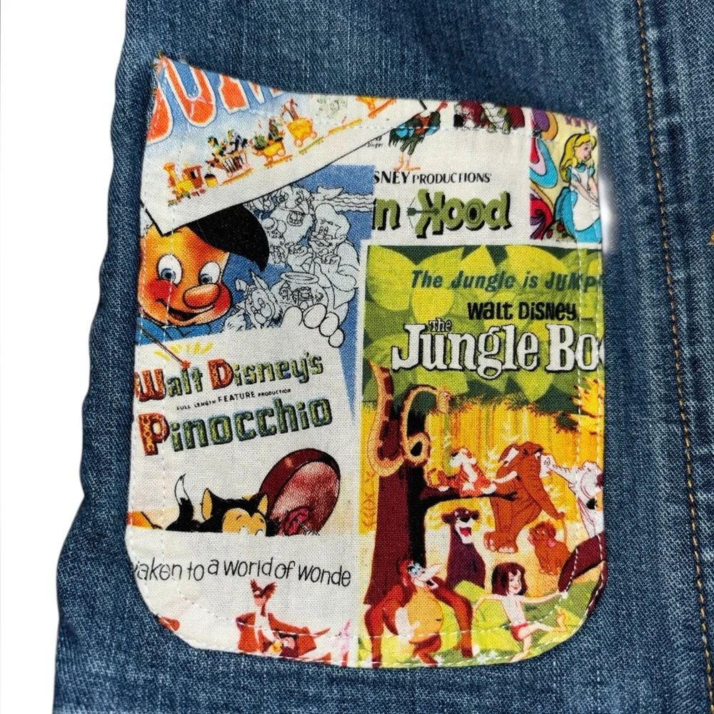 GAP Denim Upcycled Disney coat 5/6