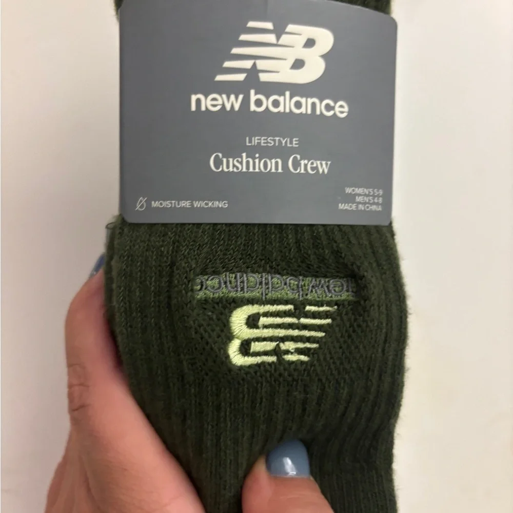 NEW! New Balance Men's Lifestyle Cushion Crew Socks 3 Pack