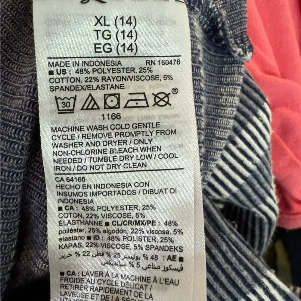 Old Navy Girl's Tank Tops and T-shirt Size XL / 14