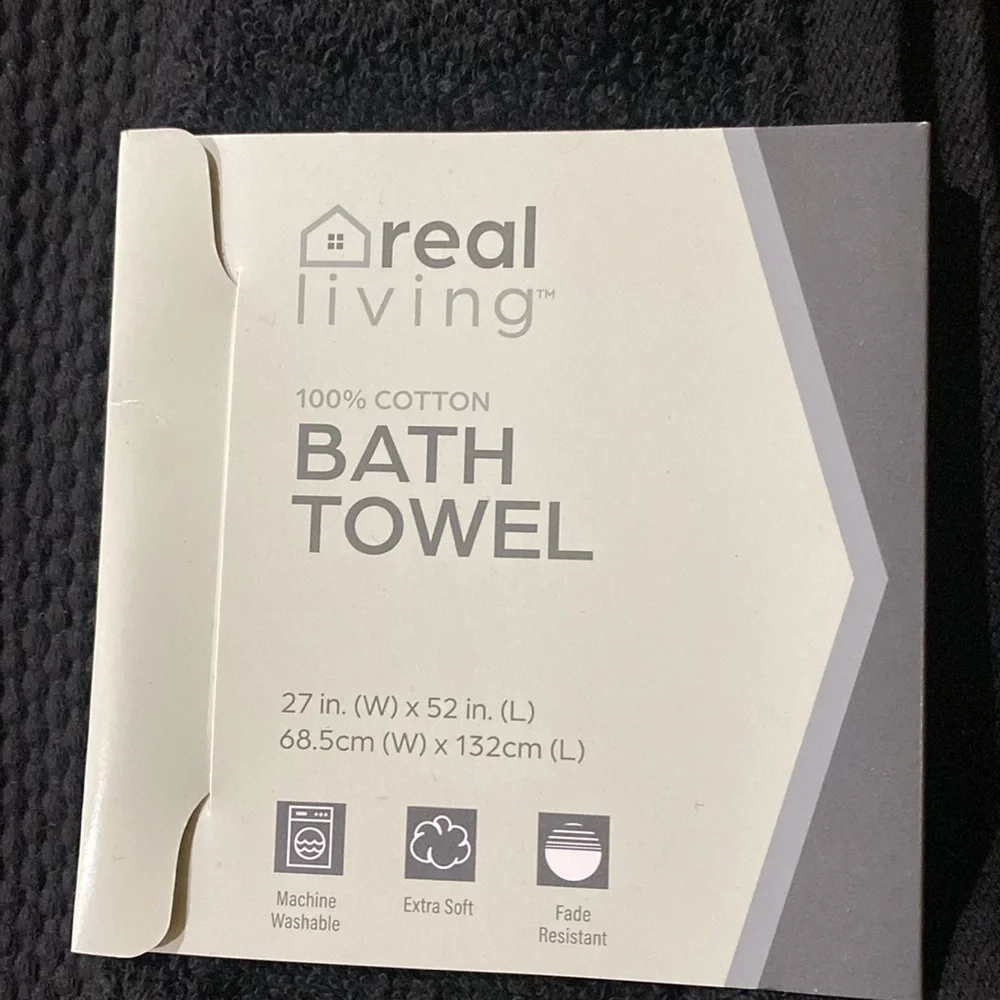 Real Living black solid lavender