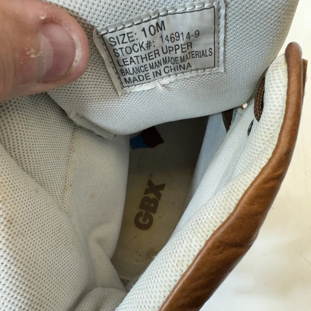 GBX leather ankle