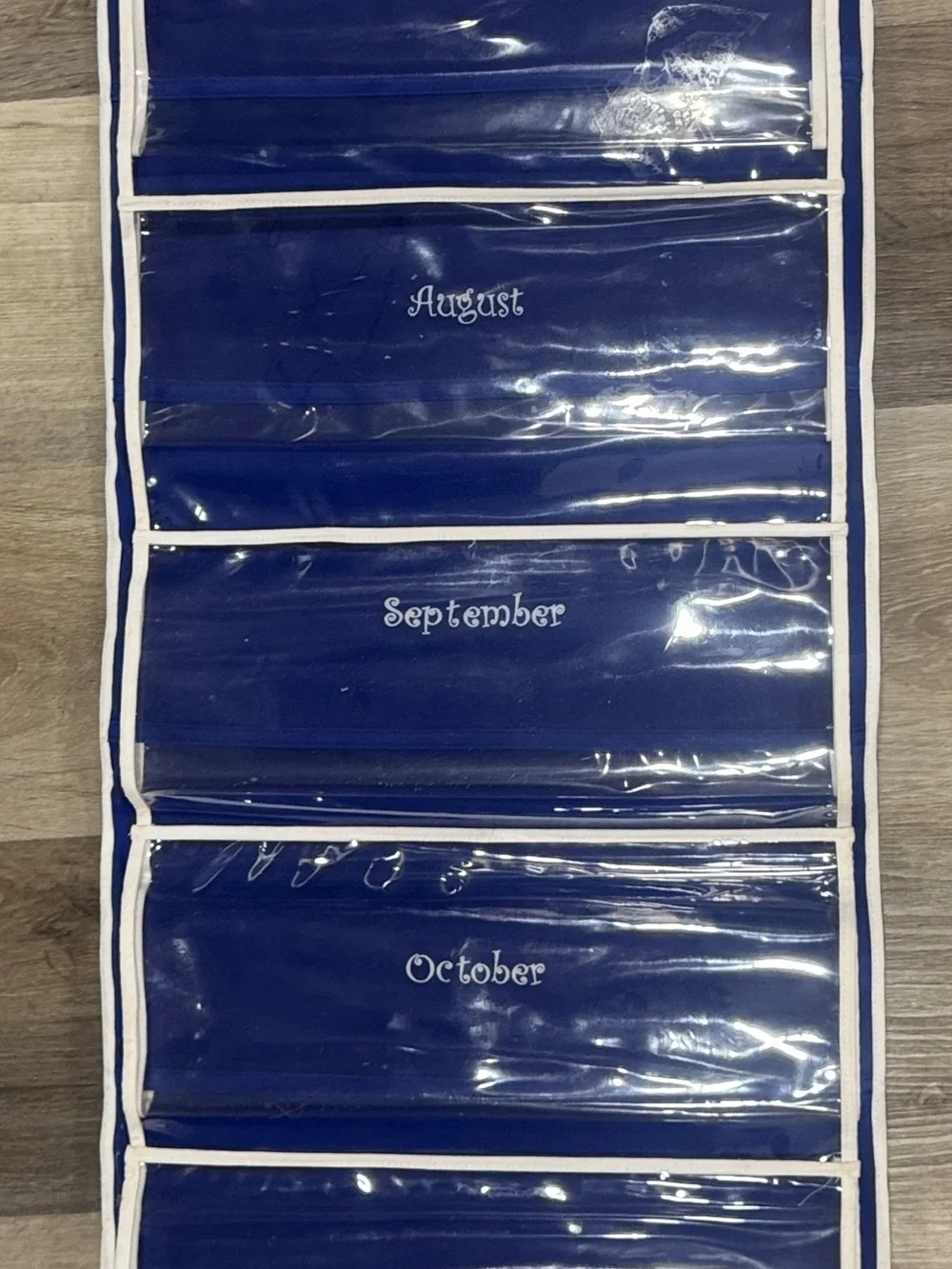 Unbranded navy vinyl trim