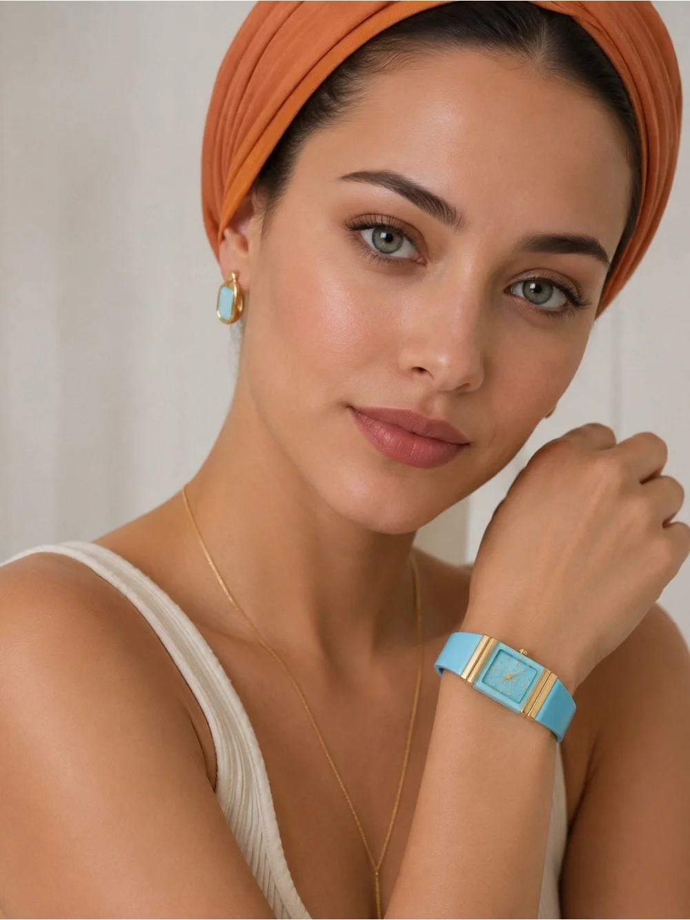 Anthropologie bright aqua