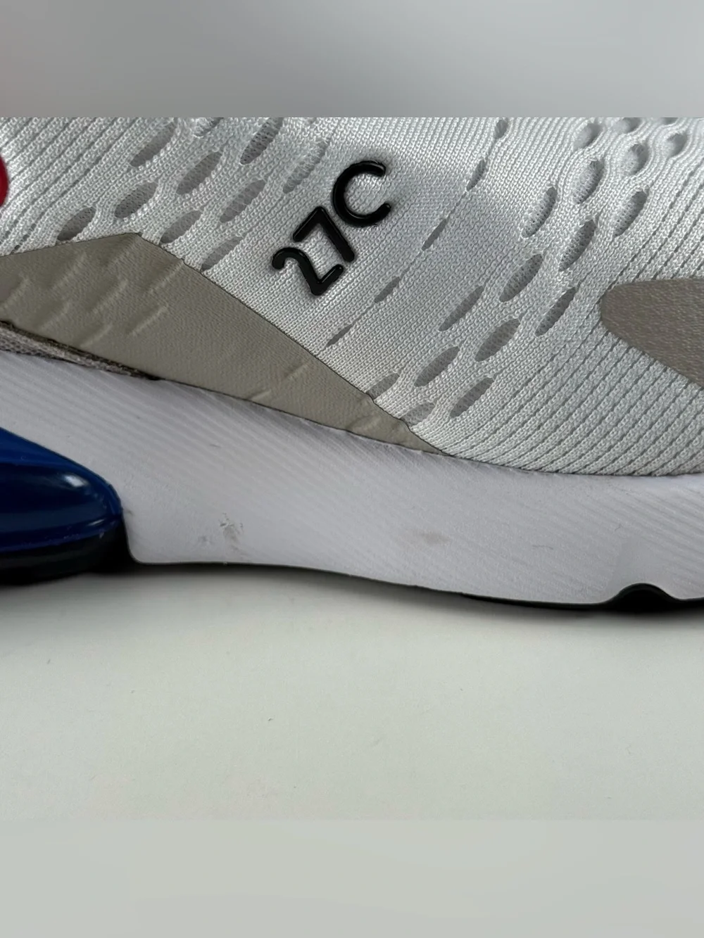 Nike Air Max 270 White Game Royal Shoes DV3731-100 Men’s Size 9.5