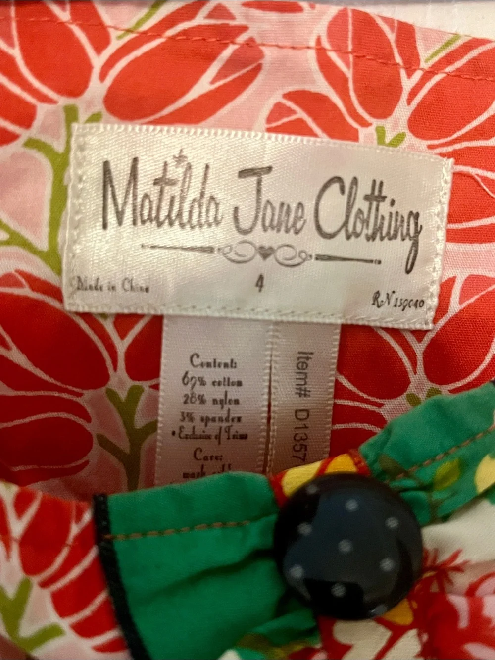 Matilda Jane bright tiered