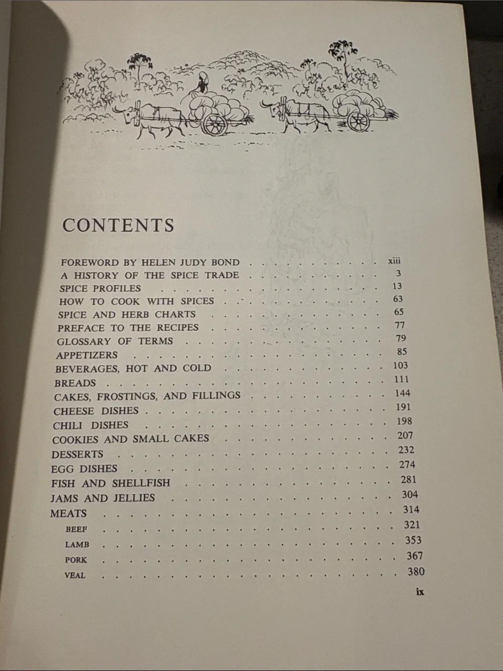 The Spice Cookbook vintage cookbook