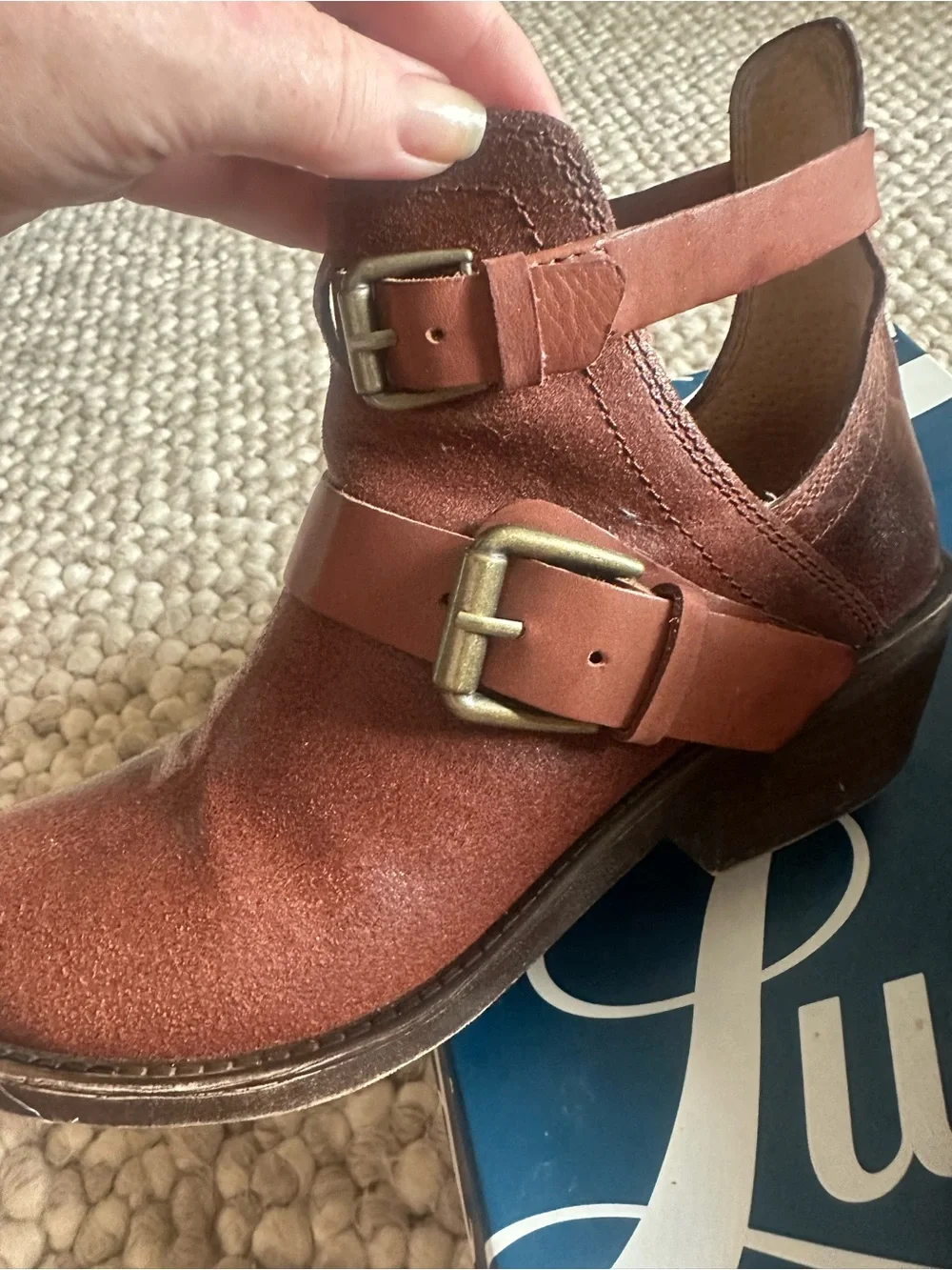 Lucky Brand leather ankle