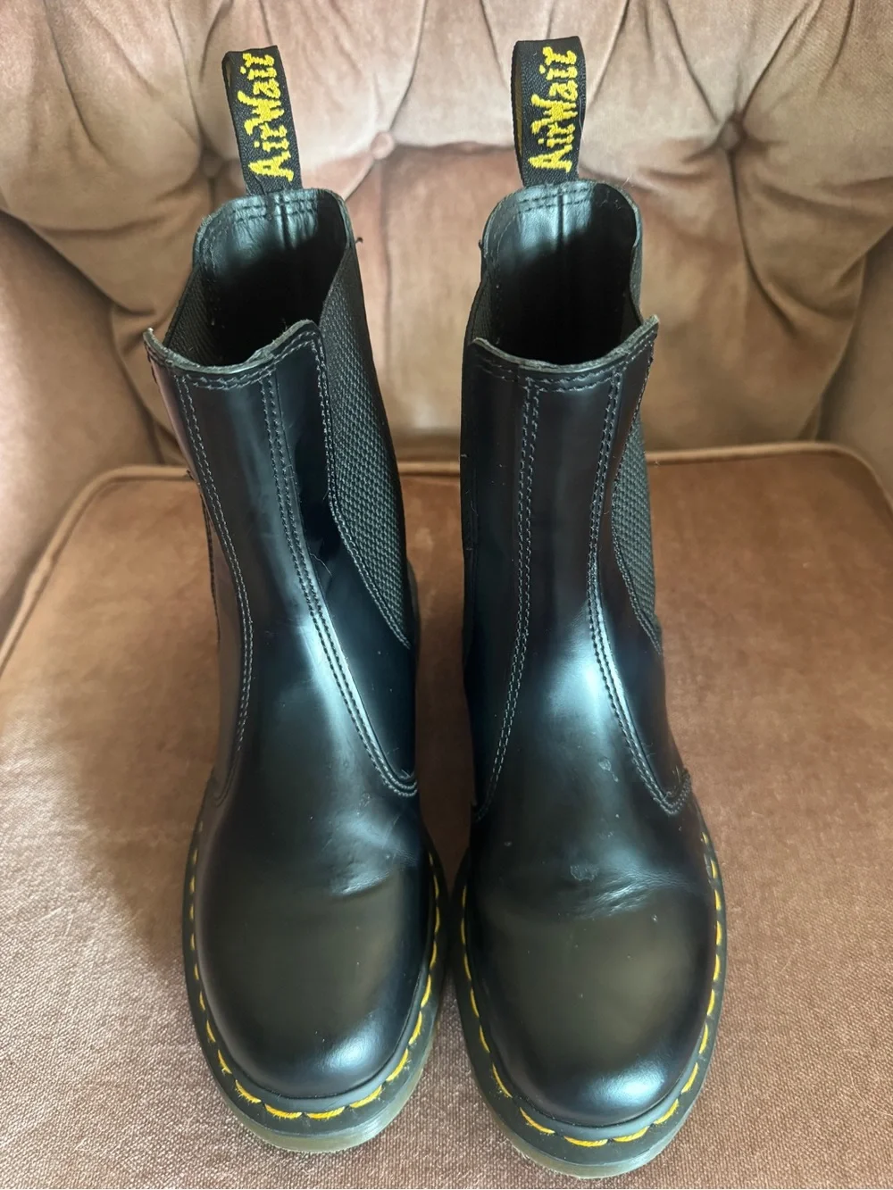 Dr. Martens Women’s Black 2976 Hi Chelsea Ankle Boots