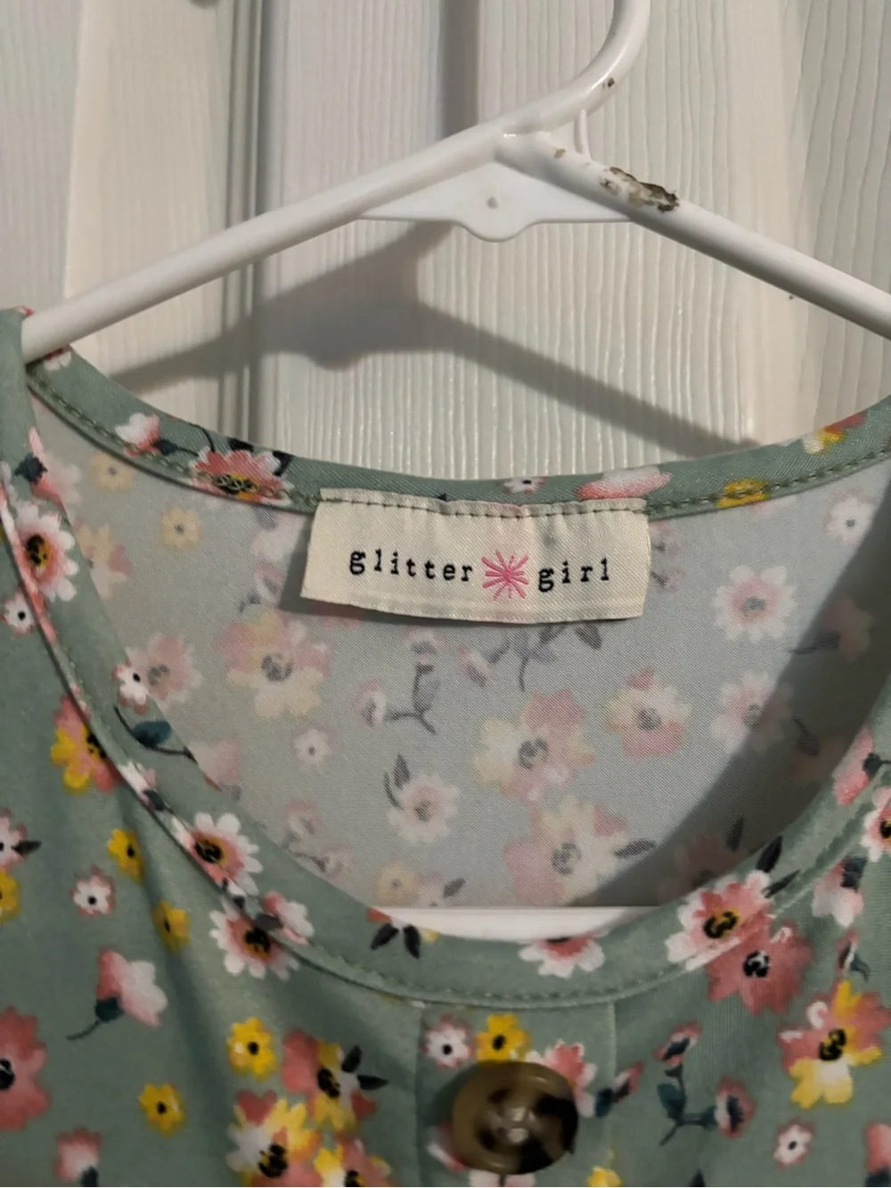 Glitter Girl mint green