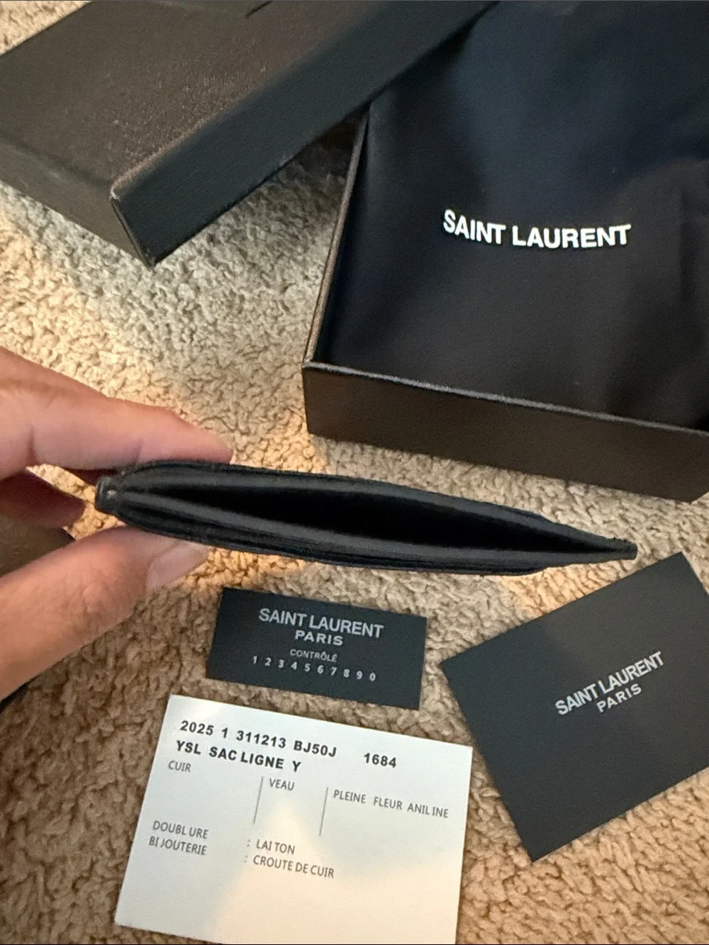 Louis Vuitton ysl card