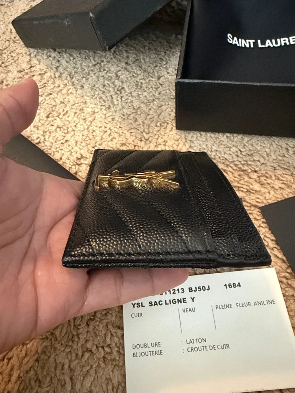 Louis Vuitton ysl card