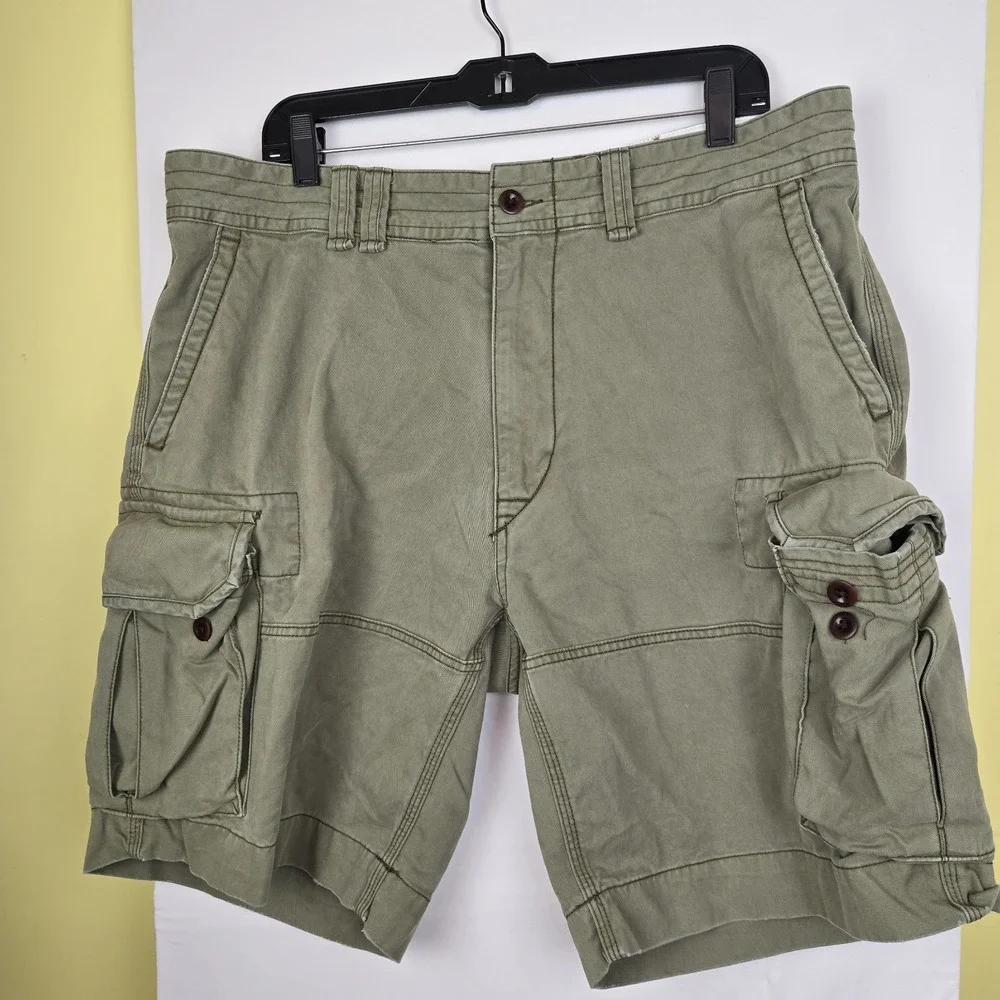 Polo Ralph Lauren Cargo Shorts Mens 38 Olive Green Military