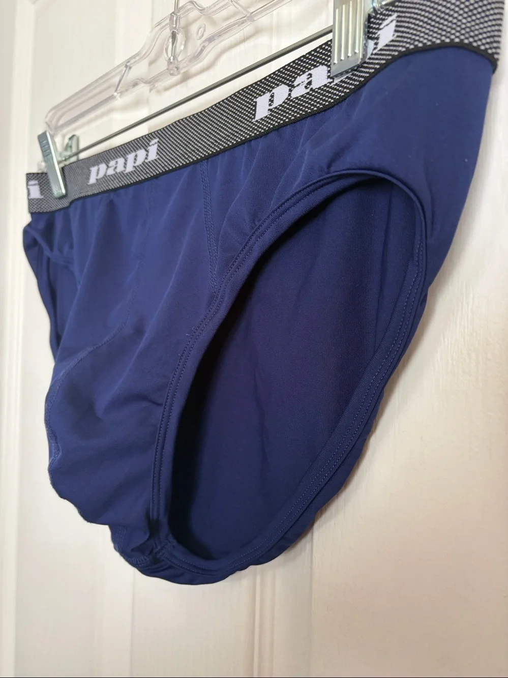 Papi Briefs - Blue  with Black logo band