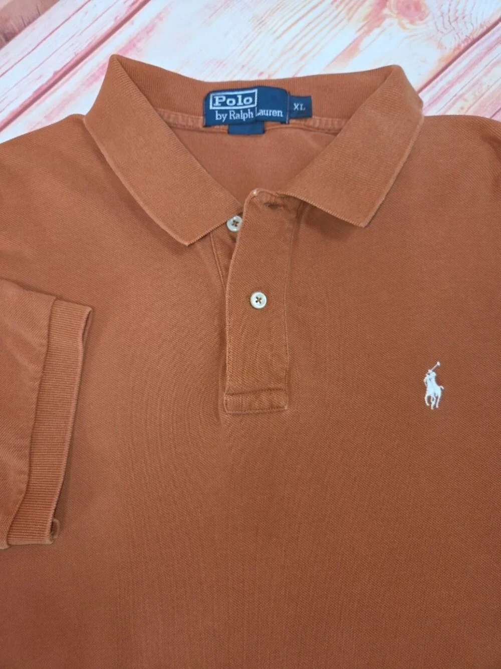 Polo Ralph Lauren Mens Burnt Orange Polo XL