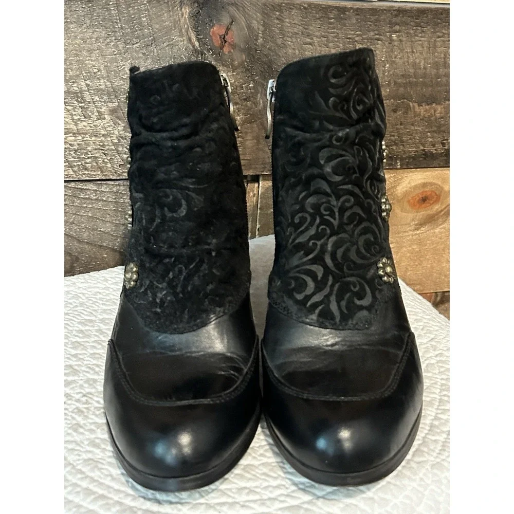 L'Artiste Women's Belgard Bootie Black Size 8.5/39‎