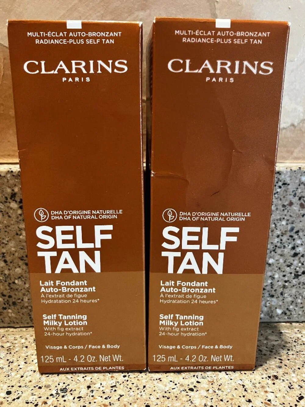 Clarins Set of 2 Self Tan Milky Lotions! NIB