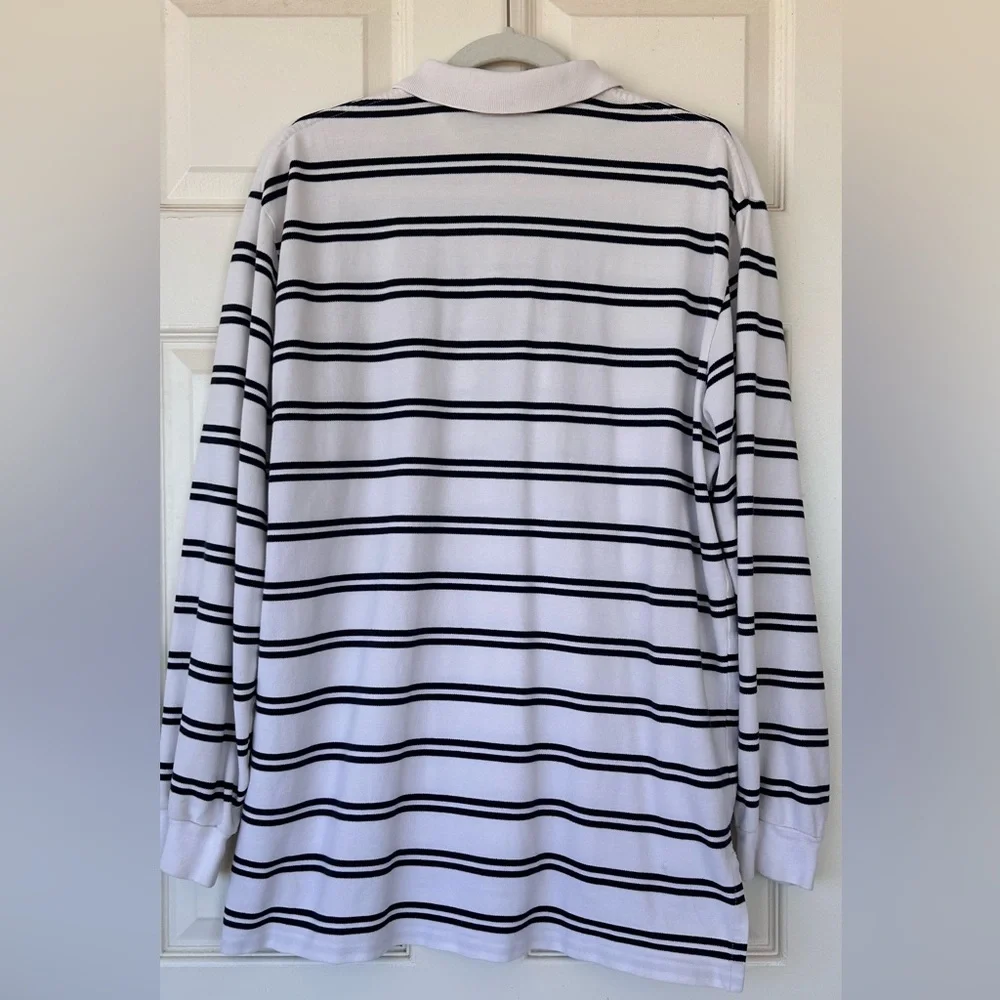 Polo by Ralph‎ Lauren Long Sleeve Pique Polo Shirt Size XL