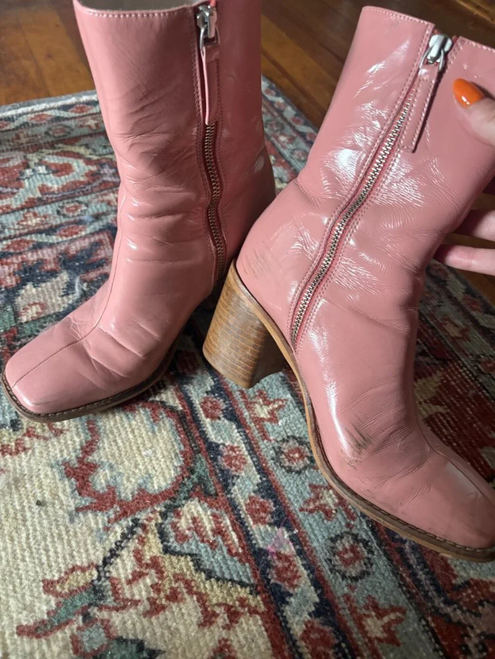 Intentionally Blank Pink Boots
