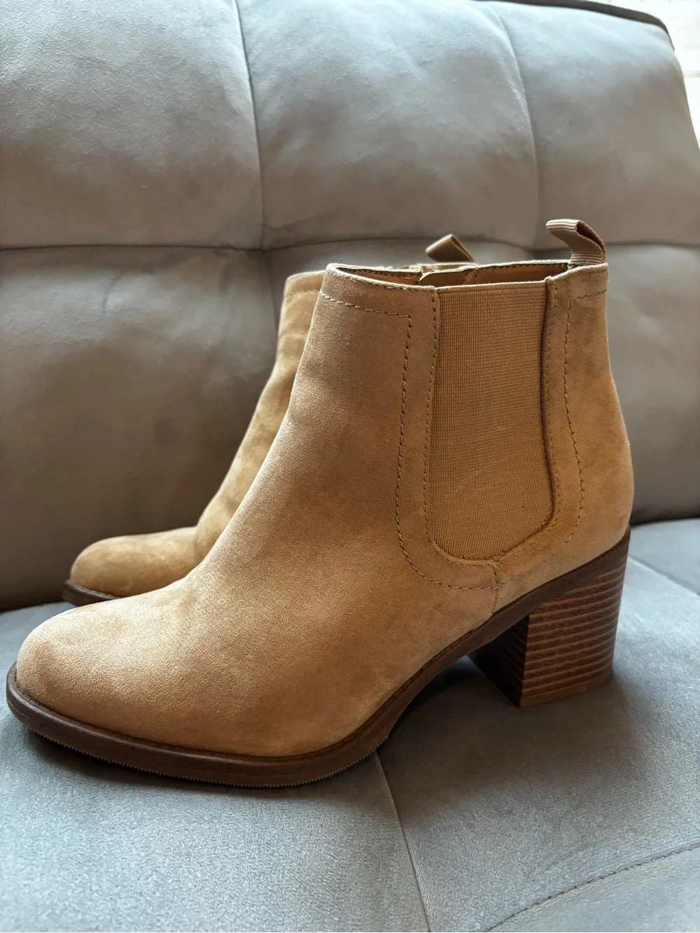 Sonoma Goods For Life® Spaniel Women's High Heel Ankle Boots (sz 8.5)