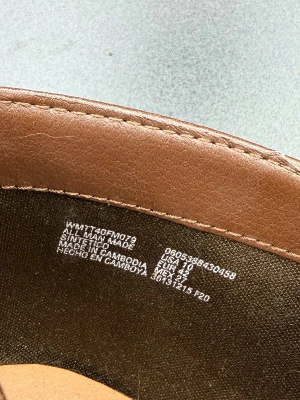 TIME & TRU Ankle Booties with Zipper, Brown, Memory Foam Boots Size 10