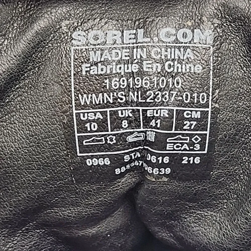 Sorel customers size