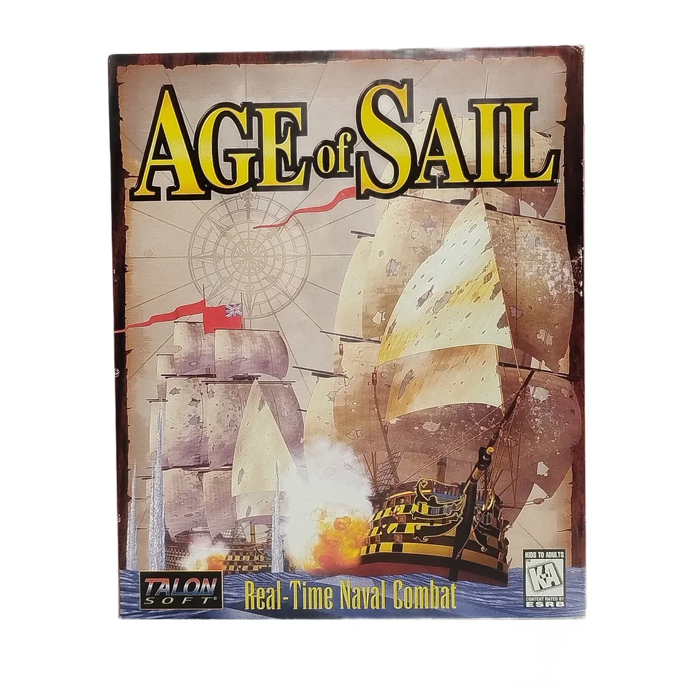 TalonSoft Age of Sail 1996 PC Game Big Box Naval Combat Strategy Sim Historical