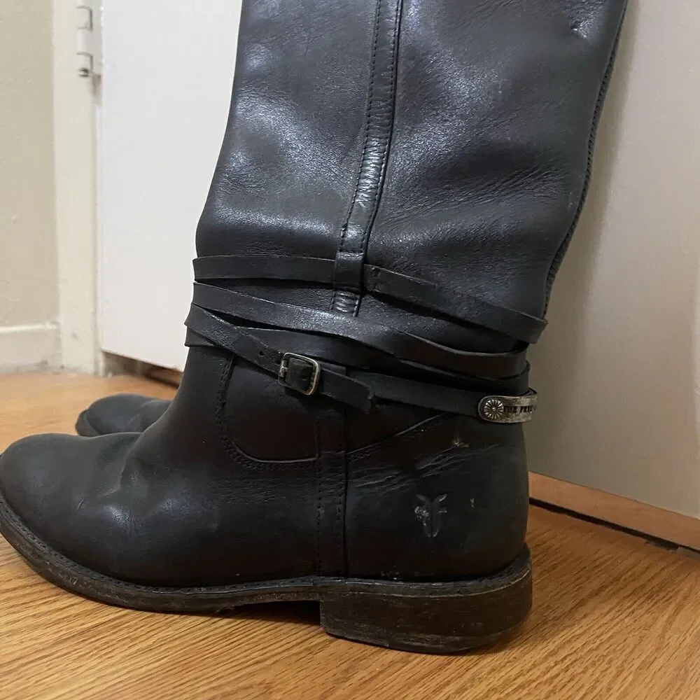 Frye leather black