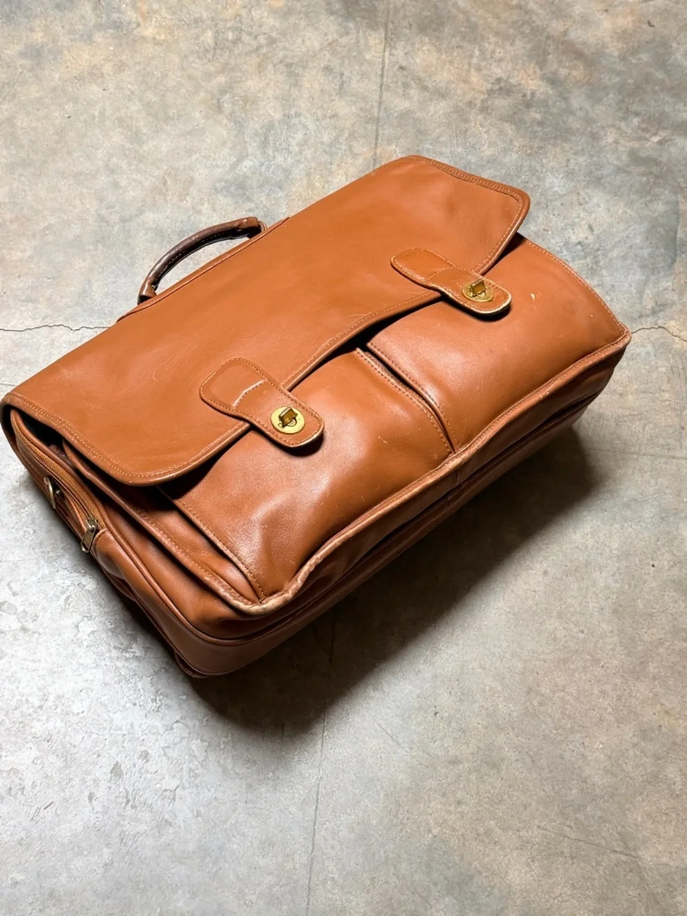 Coach leather briefcase
