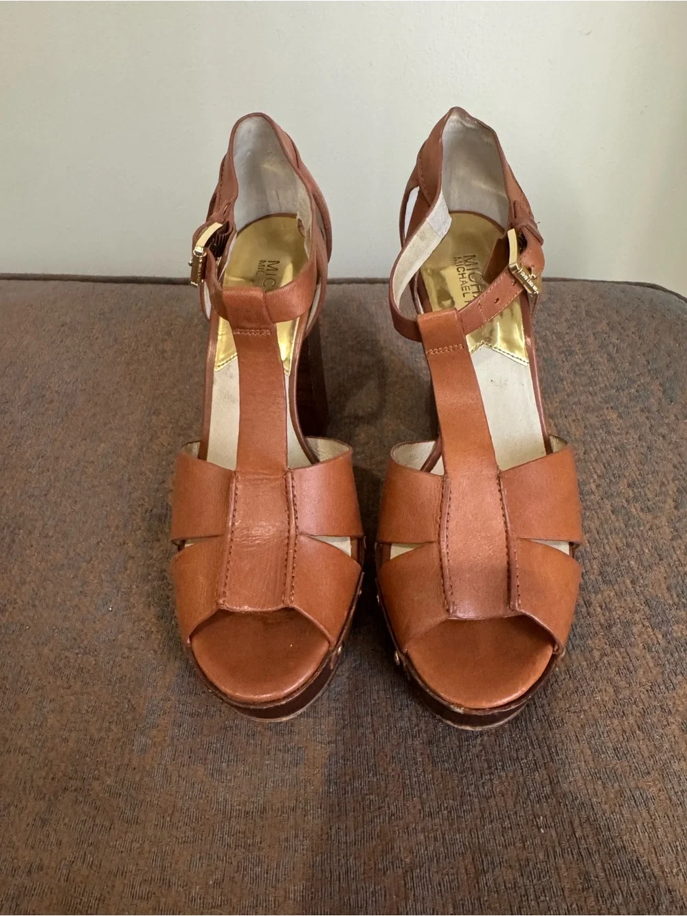 MICHAEL Michael Kors tan leather