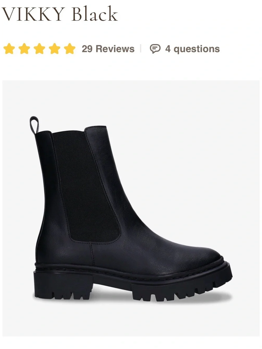 NAE VIKKY boots (Chelsea) Black
