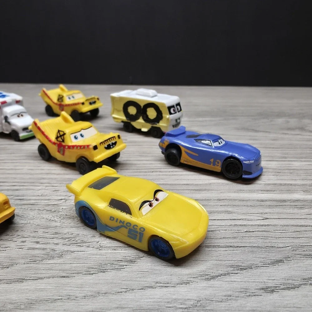 Disney Pixar Cars Thunder Hollow Demolition Derby Mac, Taco,+More - Cake Toppers