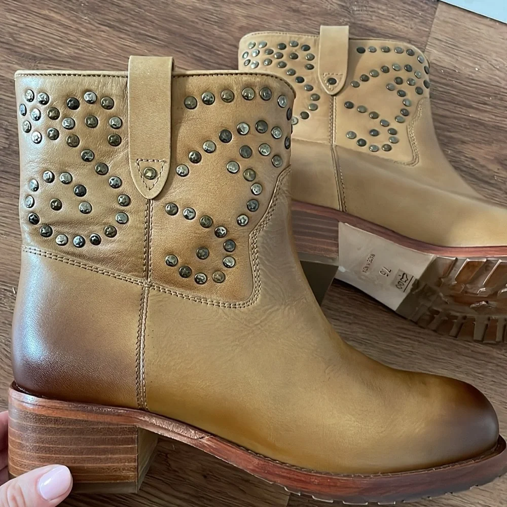 New Free People Harmony Studded Boots