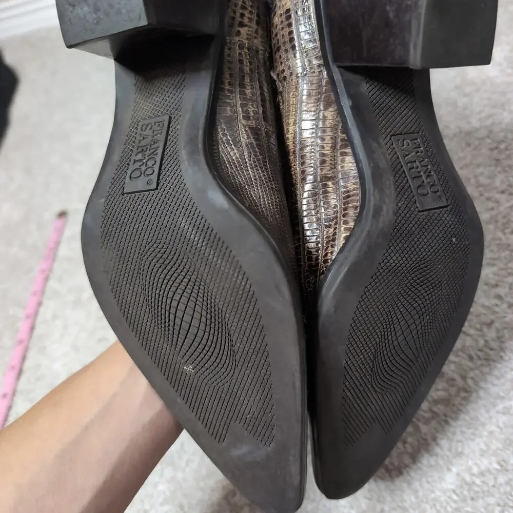 Franco Sarto leather embossed