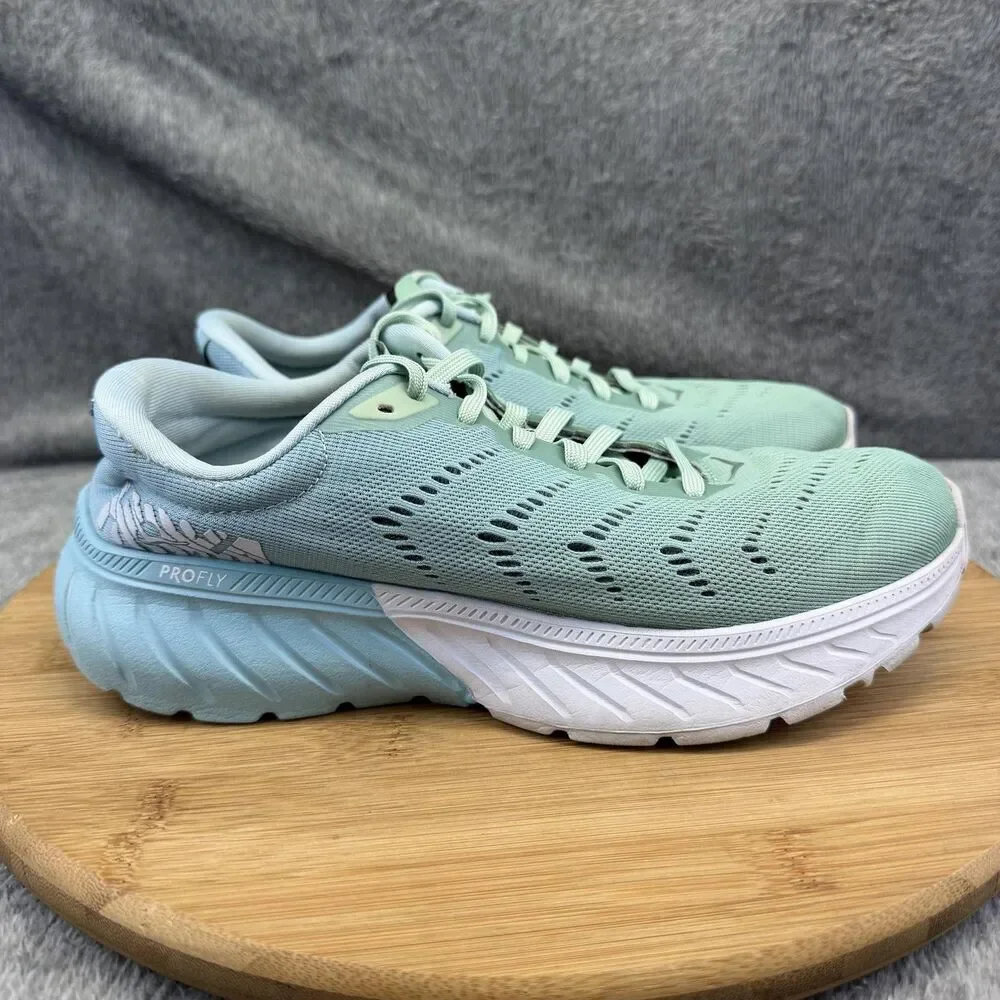 Hoka One One Mach 2 Shoes Womens Size 7 Green Running Sneakers 1099722 ALCH