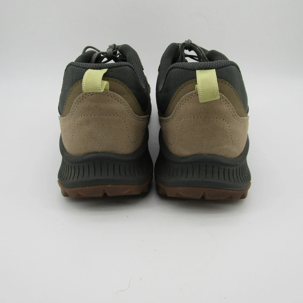 Merrell J038937 Mens 15 Olive Green Suede Mesh Trail Hiking Shoes Low Top