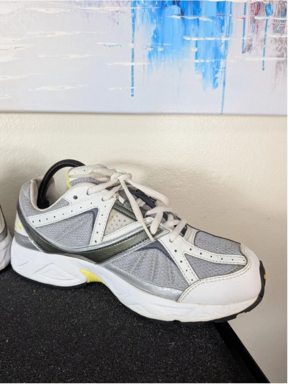 Nike Air Insight Shoes Womens Size 10 Gray Yellow Running Sneakers 312877-071